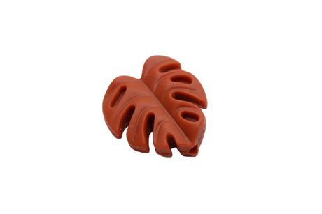 Feuille de Monstera Version 2 - Perle en silicone