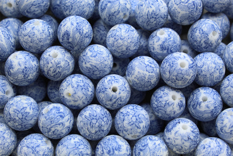 Perle imprimée à motif - Perle en silicone