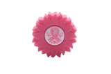 Ruban rose "octobre rose"- Perle en silicone