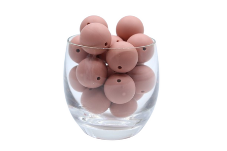 Ronde Ø19mm - Perle en silicone