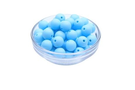 Perle ronde Ø9mm - lot de 10 - Perle en silicone