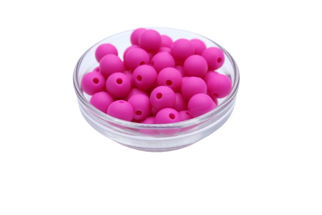 Perle ronde Ø9mm - lot de 10 - Perle en silicone