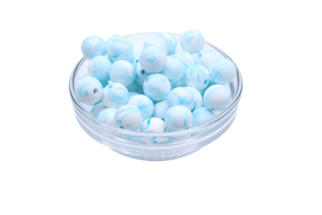 Perle ronde Ø9mm - lot de 10 - Perle en silicone