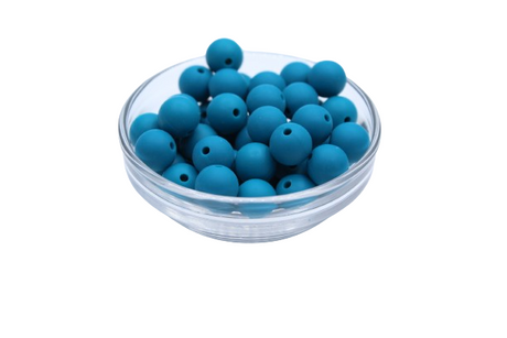 Perle ronde Ø9mm - lot de 10 - Perle en silicone