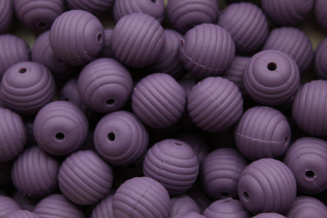 Striée - Perle en silicone