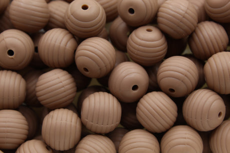 Striée - Perle en silicone
