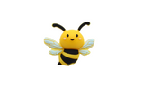 Abeille 3D - Perle en silicone