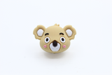 Koala tête 3D - Perle en silicone
