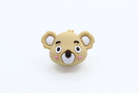 Koala tête 3D - Perle en silicone