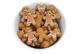 Biscuit pain d'épice 3D - Perle en silicone