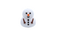 Bonhomme de neige 3D - Perle en silicone