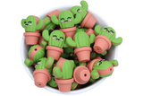 Cactus avec pot 3D - Perle en silicone