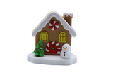 Chalet enneigé 3D version 2 - perle en silicone