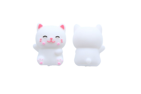 Chat 3D - Perle en silicone