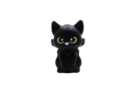 Chat noir 3D - Perle en silicone