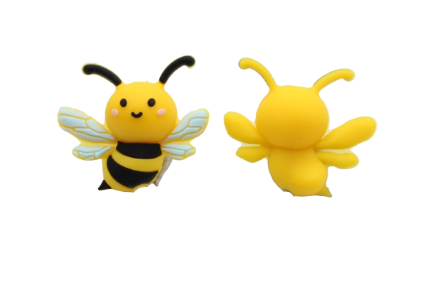 Abeille 3D - Perle en silicone