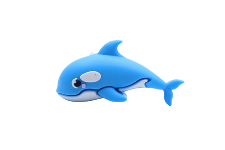 Dauphin 3D - Perle en silicone