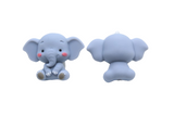 Éléphant 3D - Perle en silicone