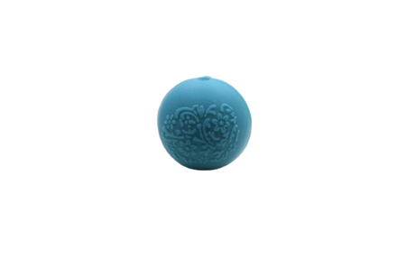 Embossée  Ø15mm  - Perle en silicone