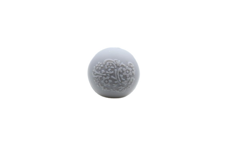 Embossée  Ø15mm  - Perle en silicone