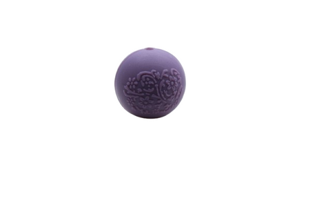 Embossée  Ø15mm  - Perle en silicone