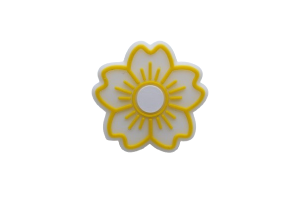 Fleur - Perle en silicone