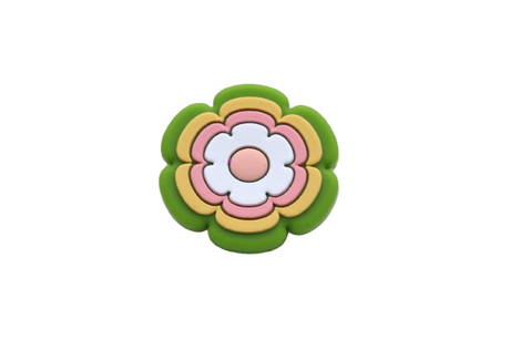 Fleur groovie - Perle en silicone