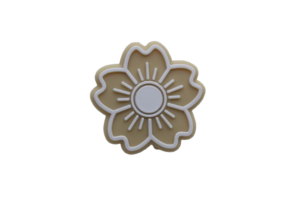 Fleur - Perle en silicone