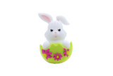 Lapin avec oeuf 3D - Perle en silicone