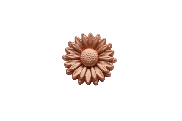 Marguerite moyenne (22mm) - Perle en silicone