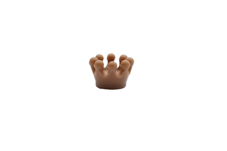Mini couronne 3D - Perle en silicone