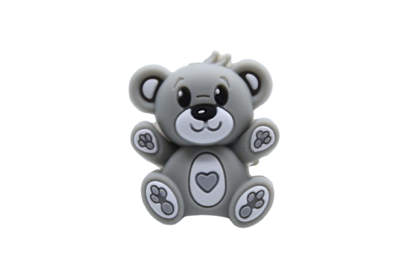Ourson 3D - Perle en silicone