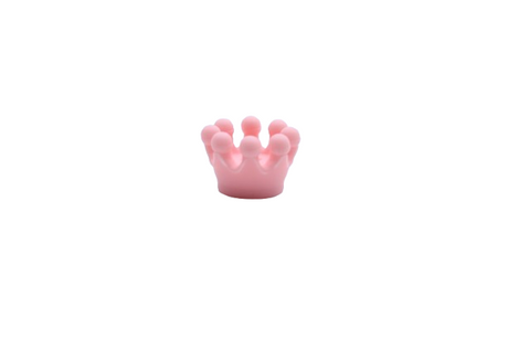 Mini couronne 3D - Perle en silicone