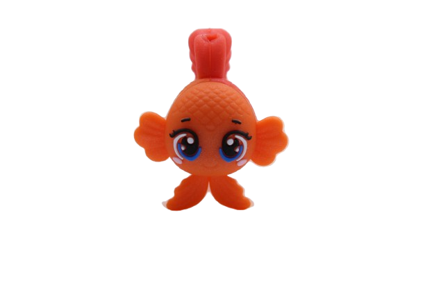 Poisson 3D version 2 - Perle en silicone