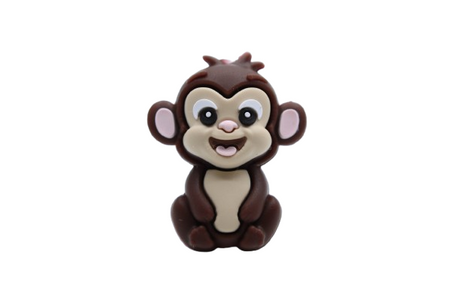 Singe 3D - Perle en silicone