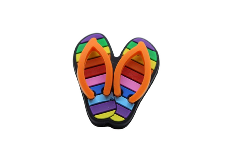 Tongs 3D - Perle en silicone