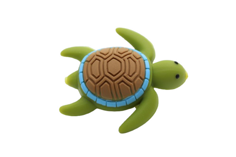 Tortue 3D version 2 - Perle en silicone