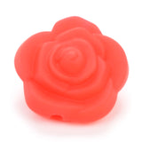 Fleur double face - Perle en silicone