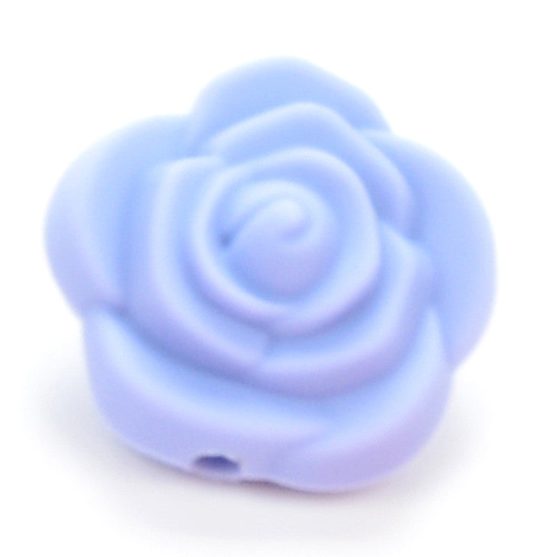 Fleur double face - Perle en silicone