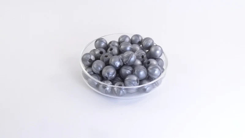Métalisé - Perle en silicone