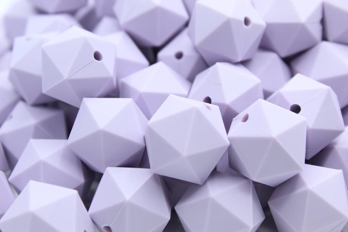 Icosaèdre19mm - Perle en silicone