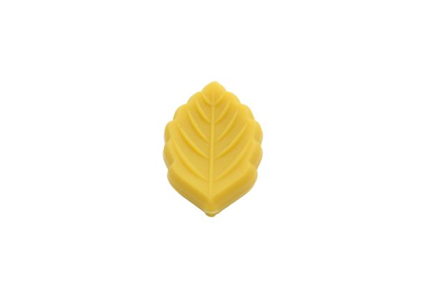 Petite feuille - Perle en silicone