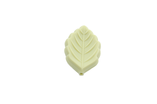 Petite feuille - Perle en silicone