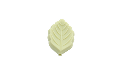 Petite feuille - Perle en silicone