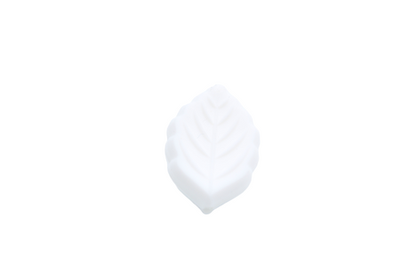 Petite feuille - Perle en silicone