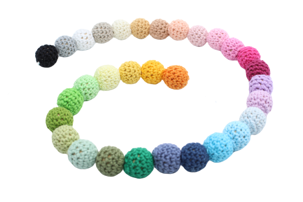 Perle en crochet 17mm - Perle en crochet