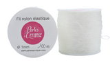 Fil élastique nylon transparent - Ø 1mm