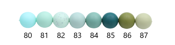 Le nuancier des perles (en 12mm) 2023