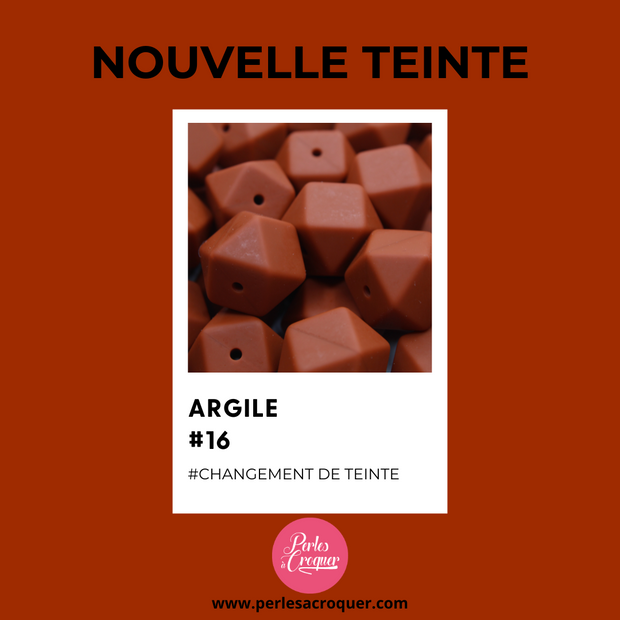 Nouvelle couleur: ARGILE (nouvelle teinte)
